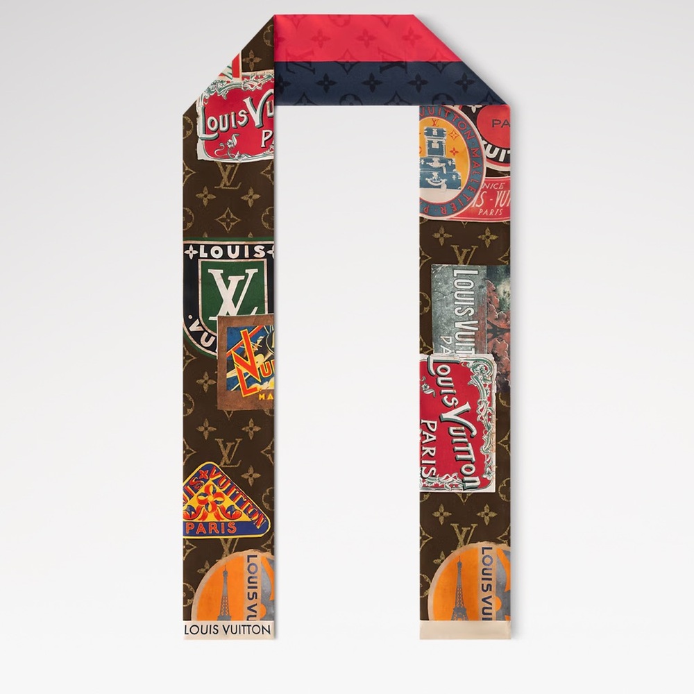 Elysee Palace Hotel Bandeau -Louis Vuitton Multicolor Silk Scarf